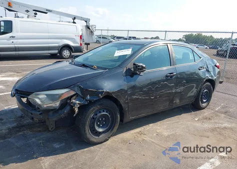 2016 Toyota Corolla Le из США, поврежденный, VIN 5YFBURHE1GP445882